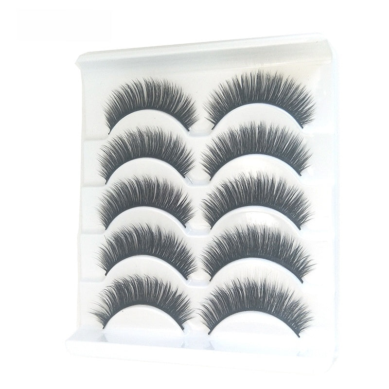 5 pairs of eyelashes