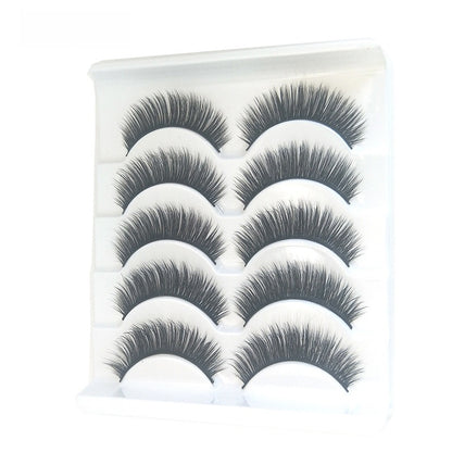 5 pairs of eyelashes