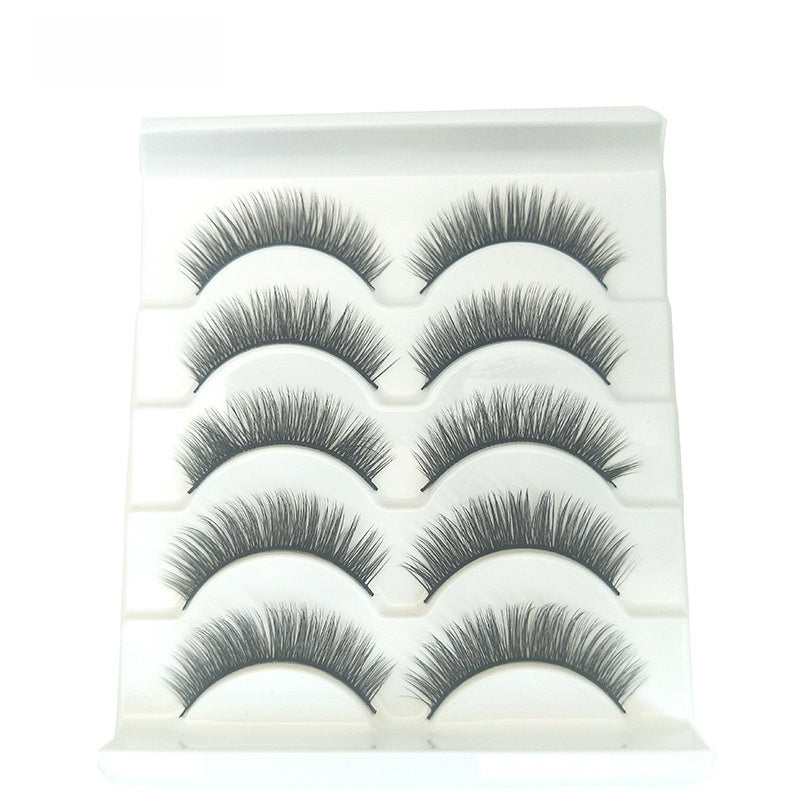5 pairs of eyelashes