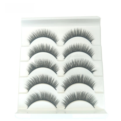 5 pairs of eyelashes