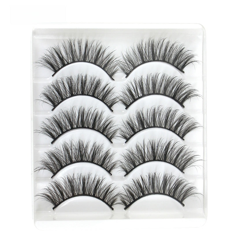 5 pairs of eyelashes