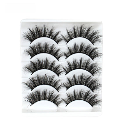 5 pairs of eyelashes