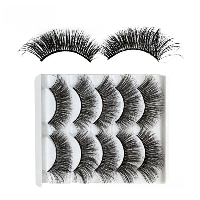 5 pairs of eyelashes