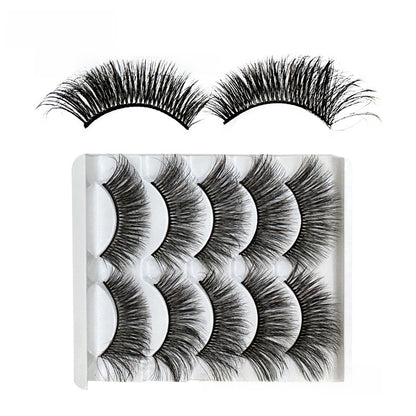 5 pairs of eyelashes