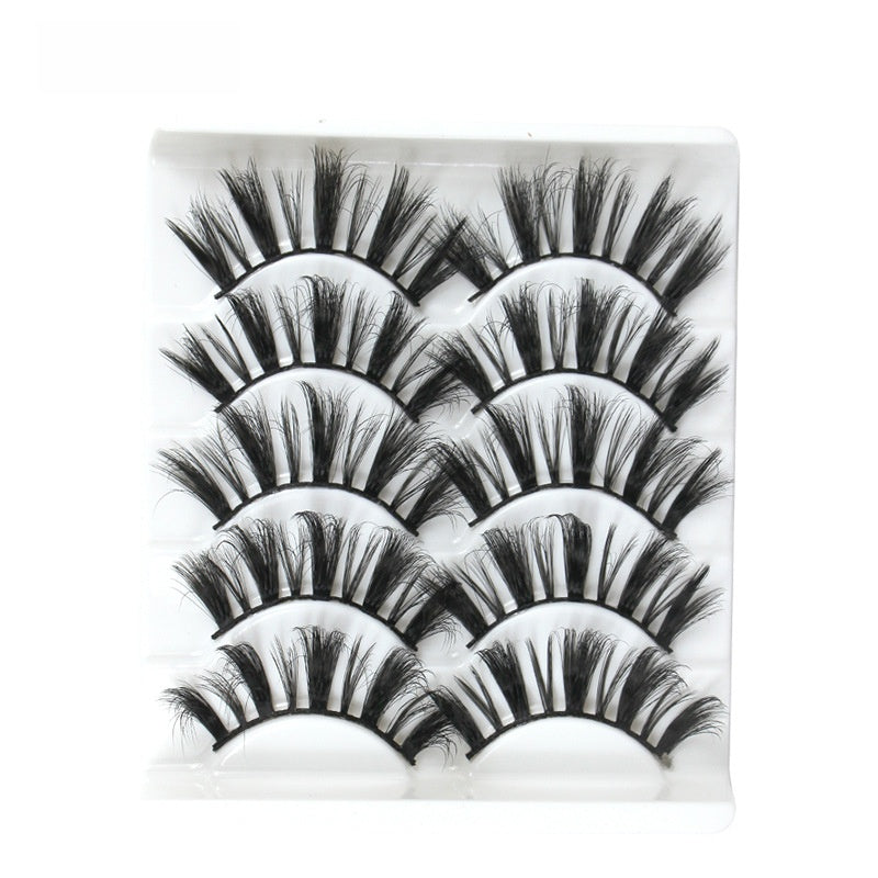 5 pairs of eyelashes