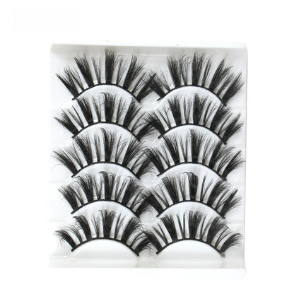 5 pairs of eyelashes
