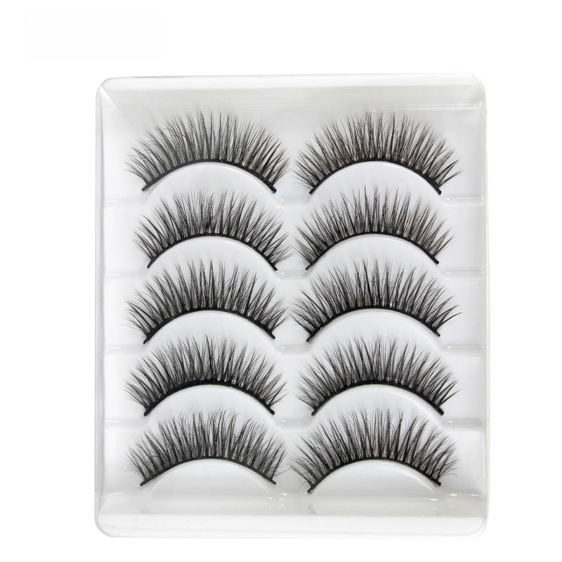 5 pairs of eyelashes