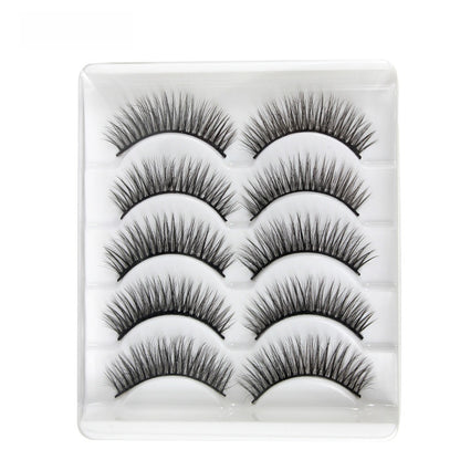 5 pairs of eyelashes