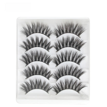 5 pairs of eyelashes