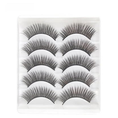 5 pairs of eyelashes