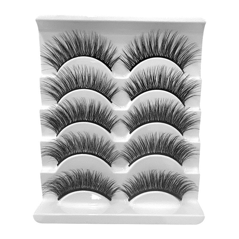 5 pairs of eyelashes