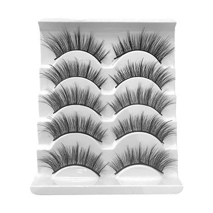 5 pairs of eyelashes