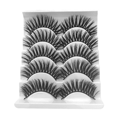 5 pairs of eyelashes