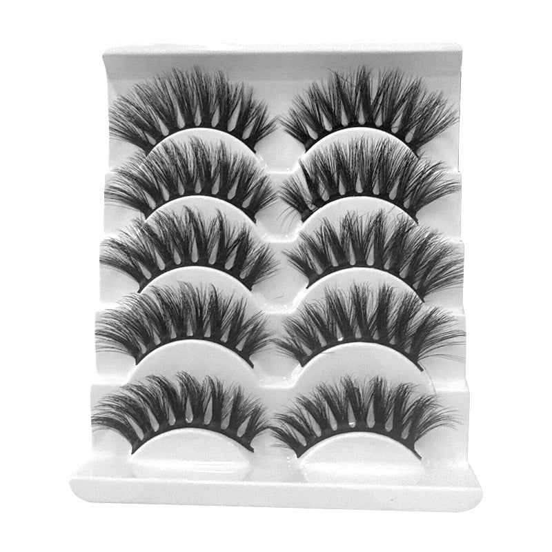 5 pairs of eyelashes