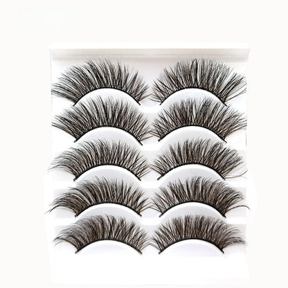 5 pairs of eyelashes