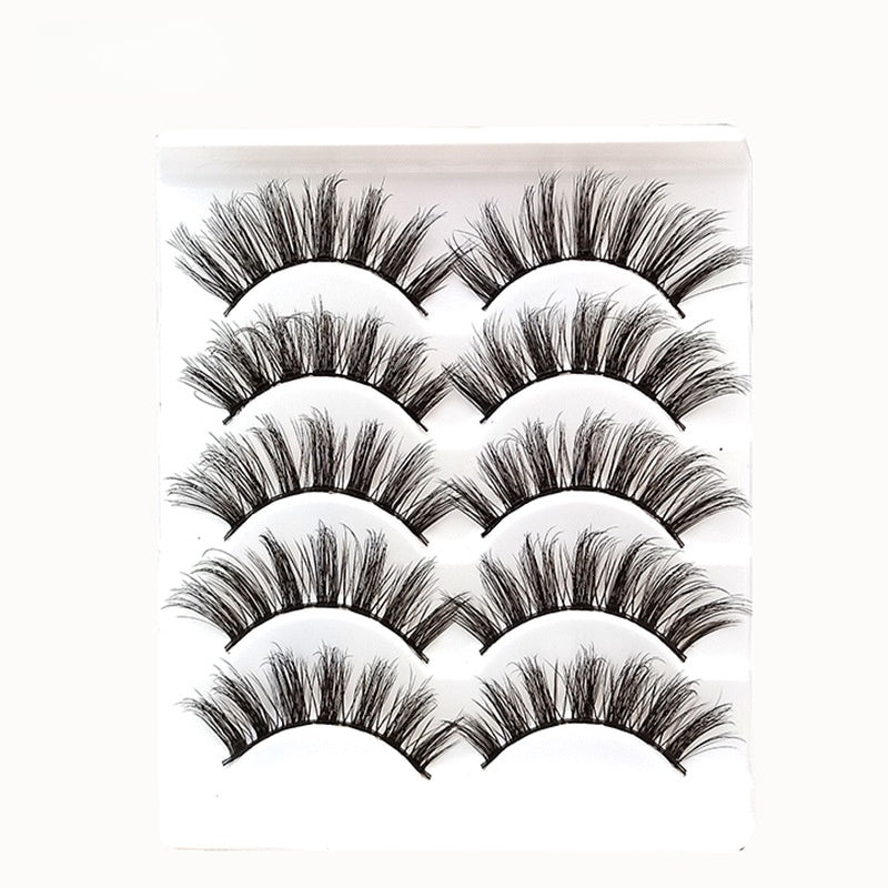 5 pairs of eyelashes