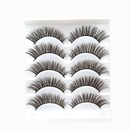 5 pairs of eyelashes