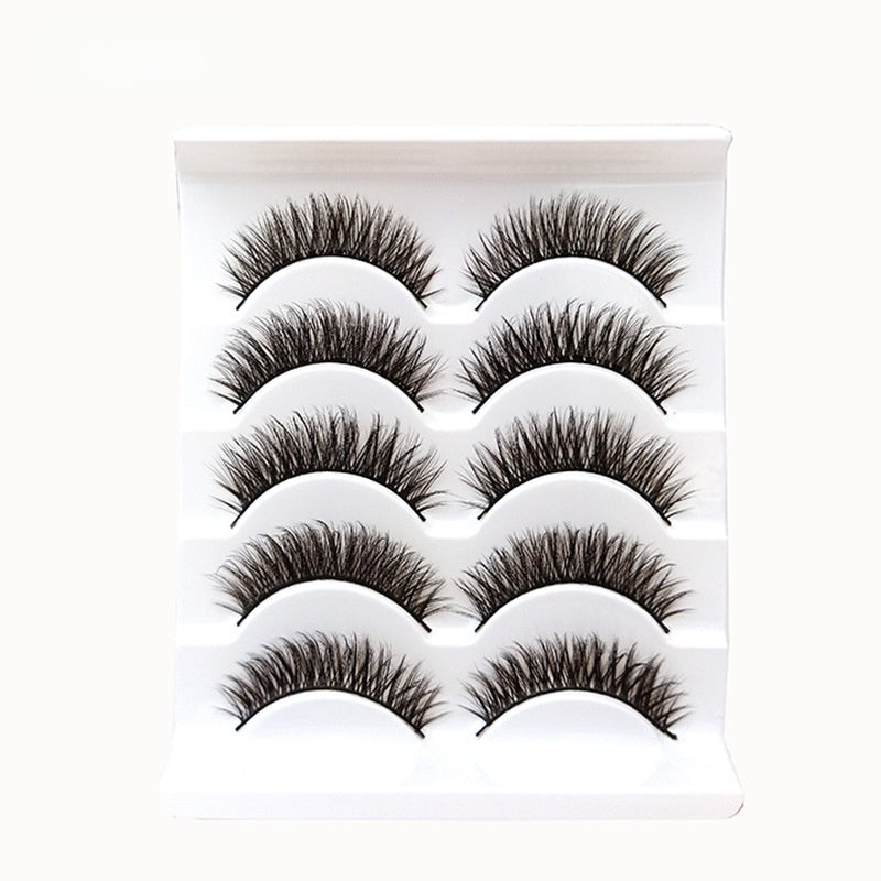 5 pairs of eyelashes