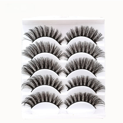 5 pairs of eyelashes