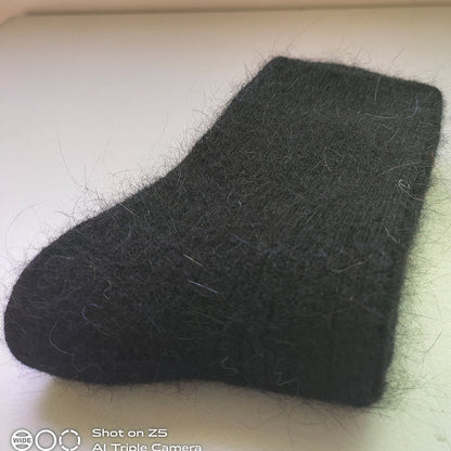 Rabbit Wool Blend Fleece Lined Winter Socks Warm Daily Wear