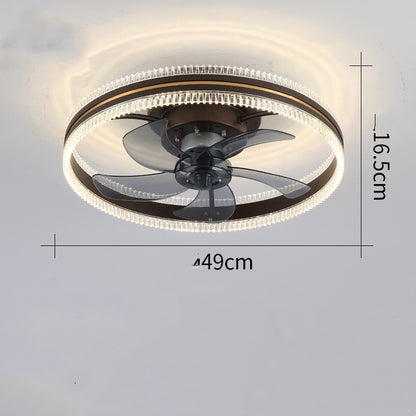 Invisible Ceiling Fan Light Integrated with Home Ceiling Fan