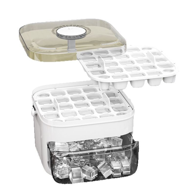 Ice Storage Refrigerator with High-Capacity Cooling Space