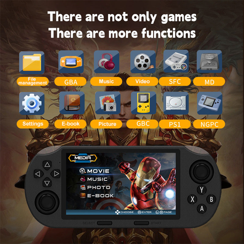 Handheld Game Console with Dual Joystick for Gaming Fun