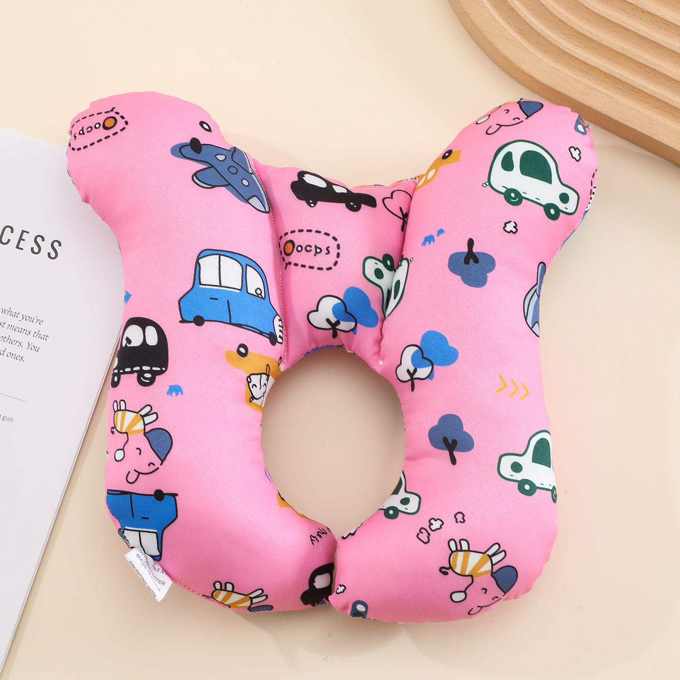 Cartoon Children U-Shaped Travel Pillow Cute Neck Support