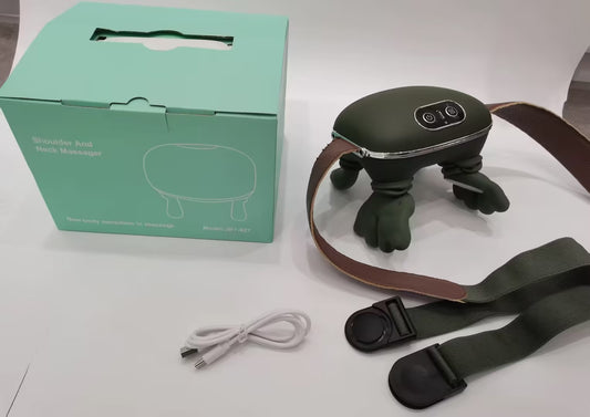 Electric Neck and Shoulder Massager for Deep Kneading Relief