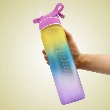 Buy Sports Water Bottle with Straw – Bounce Cover Space Cup Pro