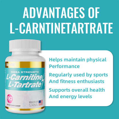 L-Carnitine L-Tartrate Capsules for Fitness & Metabolism