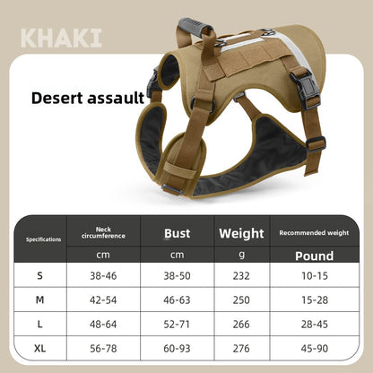 Tactical Reflective Dog Harness for Dogs Daily Walking Fit
