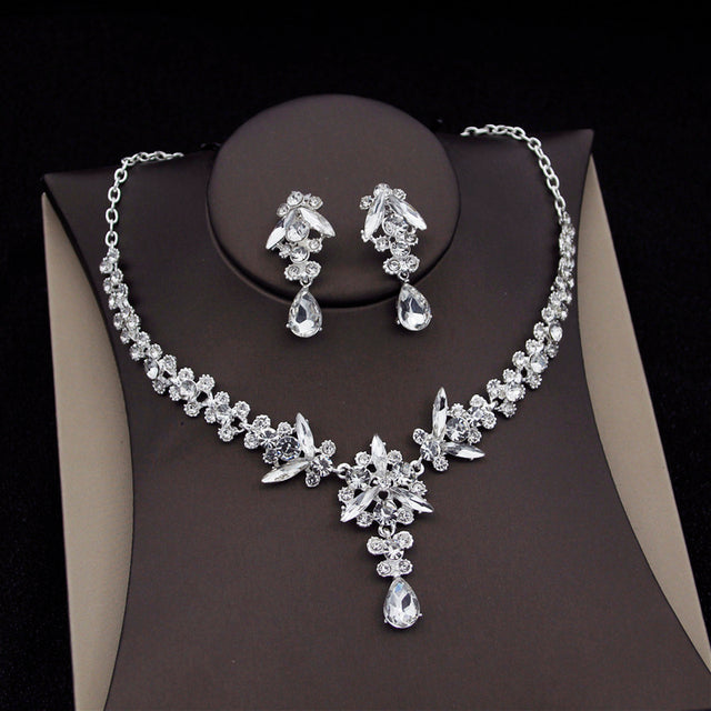 Buy Elegant Royal Queen Bridal Jewelry Sets with Tiara Crown.