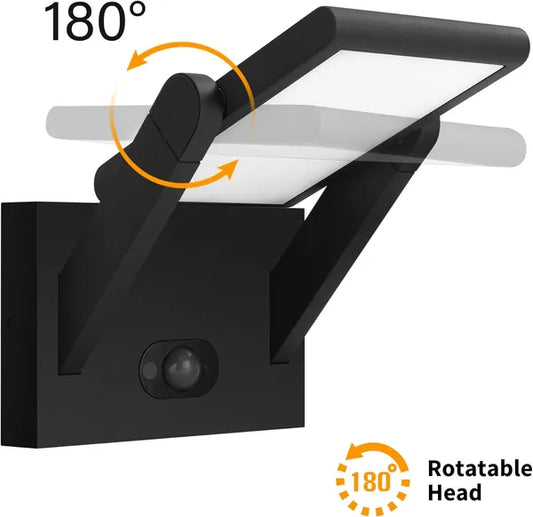 Inowel Solar Motion Sensor Wall Sconce Dimmable Outdoor Light