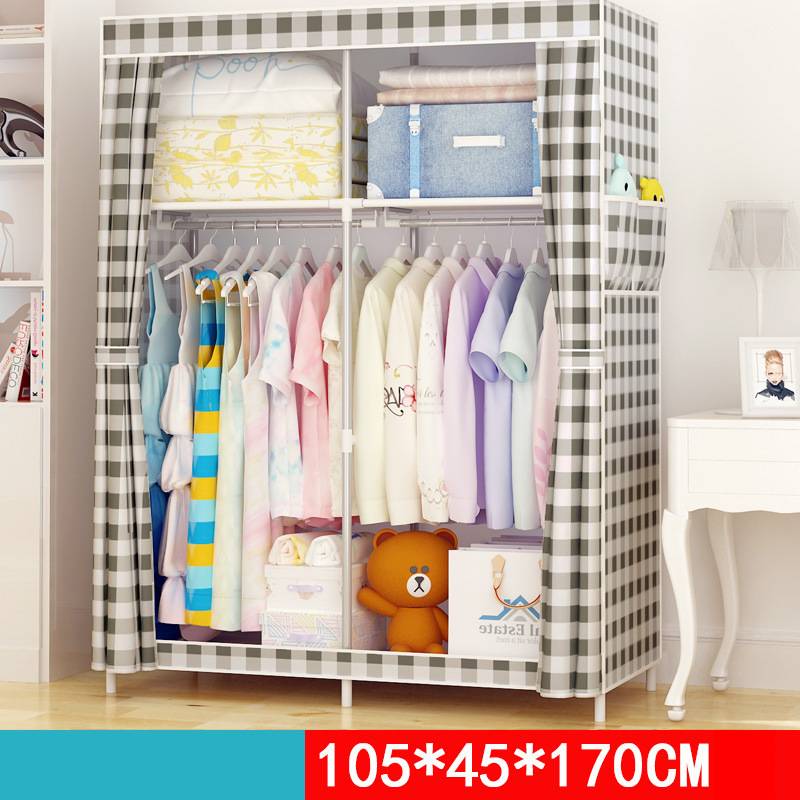 Single Dormitory Dust Closed Wardrobe – Compact Storage