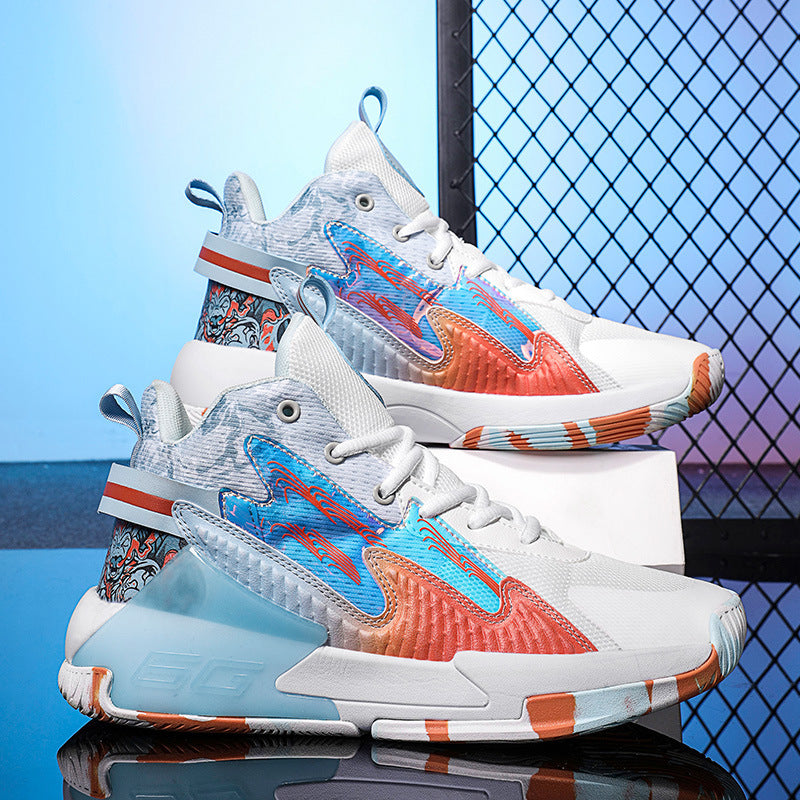 Luminous High-Top Basketball Shoes Stylish & Glow-in-the-Dark