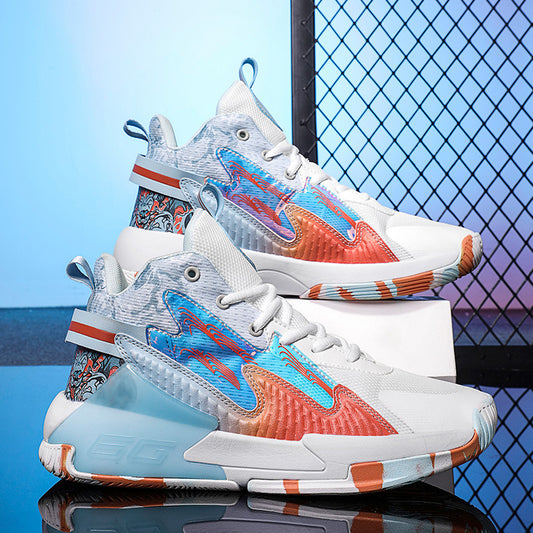 Luminous High-Top Basketball Shoes Stylish & Glow-in-the-Dark