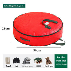 Christmas Wreath Bag Large