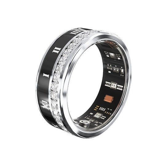 Multi‑Functional Smart Ring – Diamond Inlaid Home Wearable