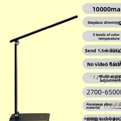 Eye-Protecting Desk Lamp with Soft LED Study Reading Light