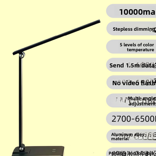 Eye-Protecting Desk Lamp with Soft LED Study Reading Light