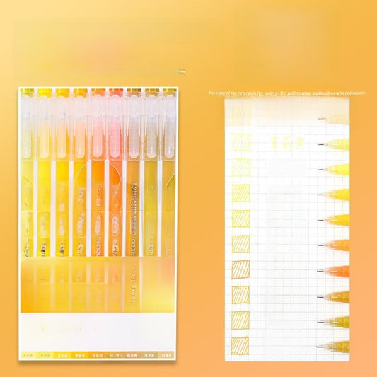 Morandi Color Gel Pens for Journaling Notes and Study Set
