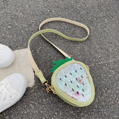 Buy Summer Children's Pineapple Strawberry One Shoulder Jelly Bag