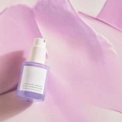 Bakuchiol Retinol Serum for Smooth Daily Face Skin Care Uses