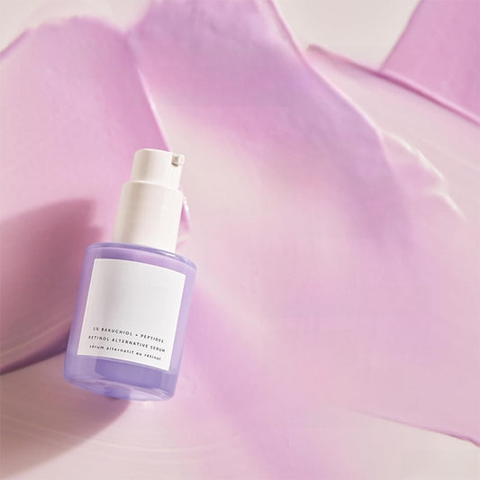 Bakuchiol Retinol Serum for Smooth Daily Face Skin Care Uses