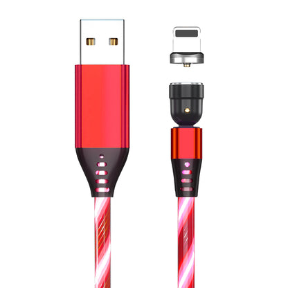 Buy 540° Rotating Luminous Magnetic Fast Charge Cable for Mobile