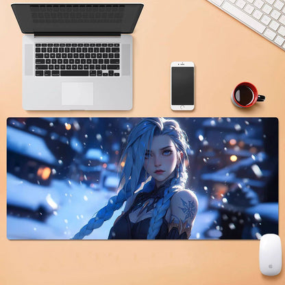 Anime Design Large Mouse Pad for Gaming and Office Desk Setup