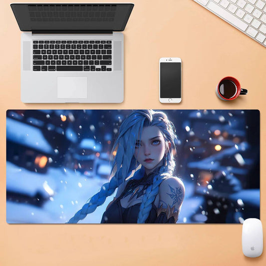 Anime Design Large Mouse Pad for Gaming and Office Desk Setup