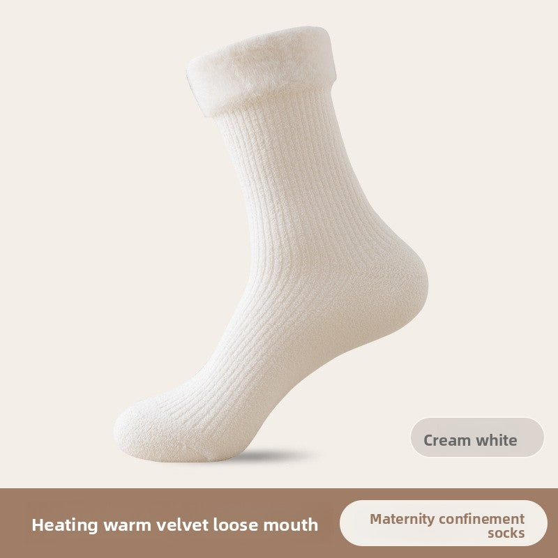 Womens Thermal Brushed Sleep Socks