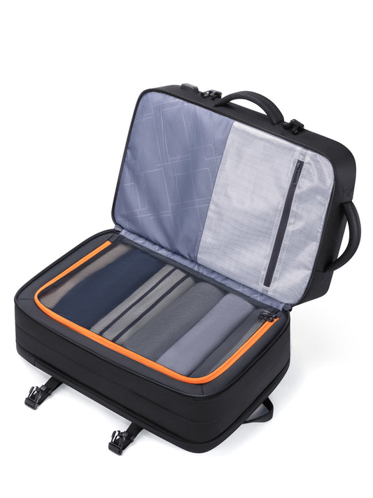Square Shaped Travel Backpack for Men Double Shoulder Bag